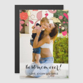 花かわいらし母の日フォトカード (正面/裏面)