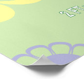 花かわいらし生育図 ポスター (角)