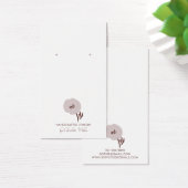 花かわいらし色彩の鮮やかイヤリング表示カード (デスク)