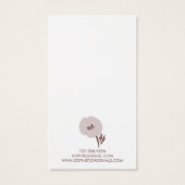 花かわいらし色彩の鮮やかイヤリング表示カード (裏面)