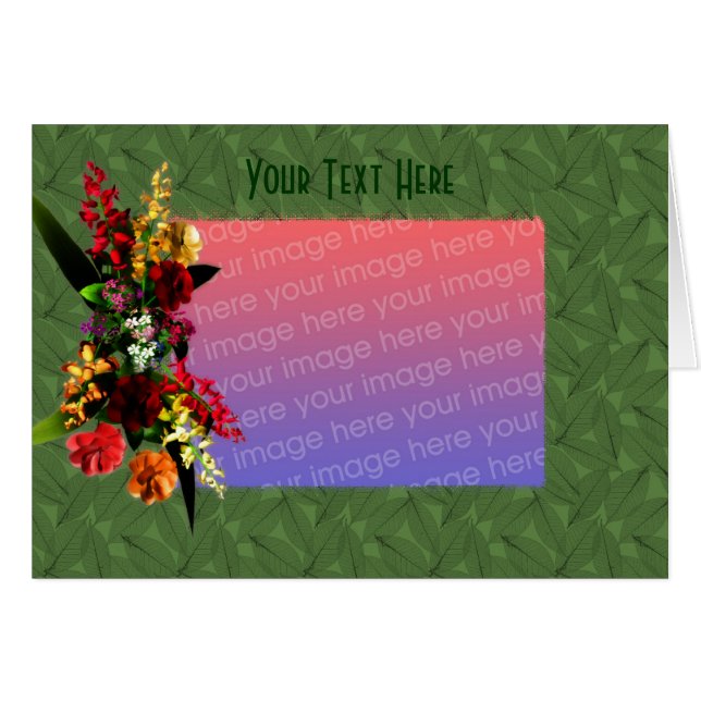 花かわいらし花束写真 (正面横)