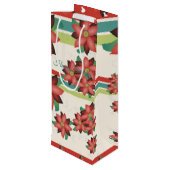 花かわいらし酒バッグ ワインギフトバッグ (裏面アングル)