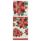 花かわいらし酒バッグ ワインギフトバッグ (正面)