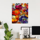 花かわいらし類 ポスター (ホームオフィス)