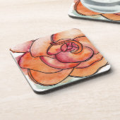 花かわいらし飲料用コースター コースター (左側)