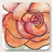 花かわいらし飲料用コースター コースター (正面)