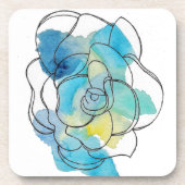 花かわいらし飲料用コースター コースター (正面)