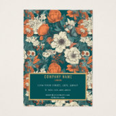 花かわいらし飾りイヤリング表示カード (裏面)