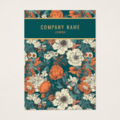 花かわいらし飾りイヤリング表示カード (正面)