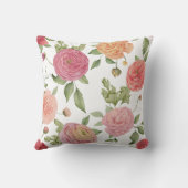 花かわいらし16x16 クッション (裏面)