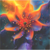 花かわいらし シール (正面)