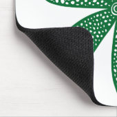 花かわいらし – 森林緑 マウスパッド (コーナー)