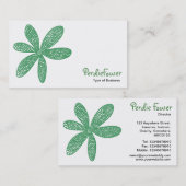 花かわいらし- Army Green 669966 名刺 (正面/裏面)