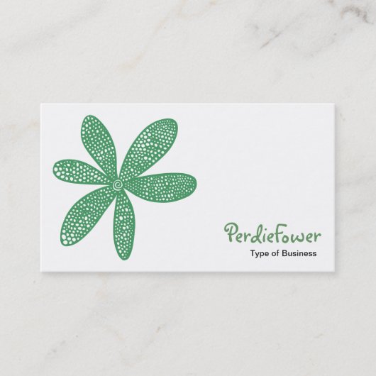 花かわいらし- Army Green 669966 名刺 (正面)