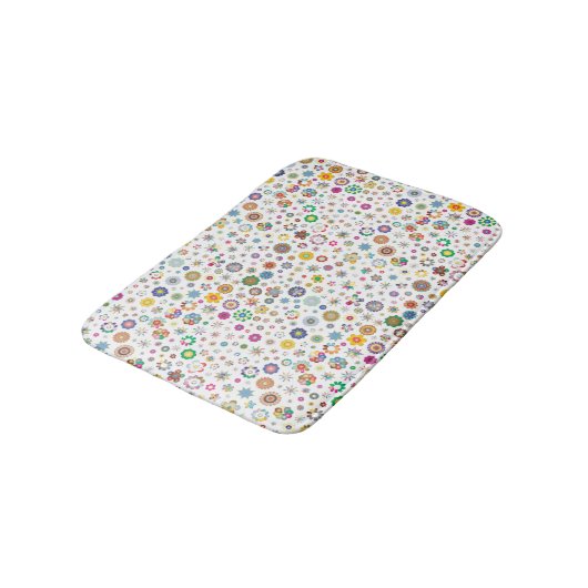 花かわいらし- Bath Mat バスマット (アングル)