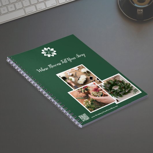 花があなたの物語を伝えるワークショップ花屋 ノートブック