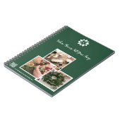 花があなたの物語を伝えるワークショップ花屋 ノートブック (左側)