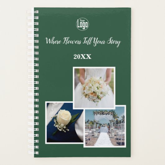 花があなたの物語を伝える場所🌿お花屋さん プランナー手帳 (正面)