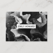 花がクローズアップ 名刺 (正面)