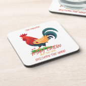 花がコースターの鶏 コースター (左側)