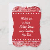 花がジャングルに咲く季節の挨拶製品 シーズンカード (裏面)