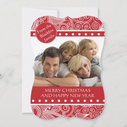 花がジャングルに咲く季節の挨拶製品 シーズンカード (正面)