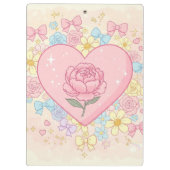 花がハートに咲く…ナターシャ クリップボード (裏面)