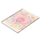 花がハートに咲く…ナターシャ ノートブック (左側)