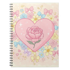 花がハートに咲く…ナターシャ ノートブック