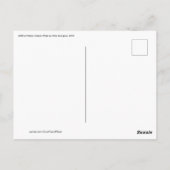 花がモハーのはがきの崖に ポストカード (裏面)