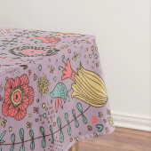 花が付いているスタイリッシュな花パターン テーブルクロス (インサイチュ)