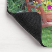 花が付いているトロリー マウスパッド (コーナー)