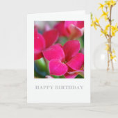 花が付いているバースデー・カード カード (黄色い花)