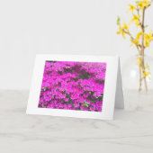 花が付いているバースデー・カード カード (黄色い花)