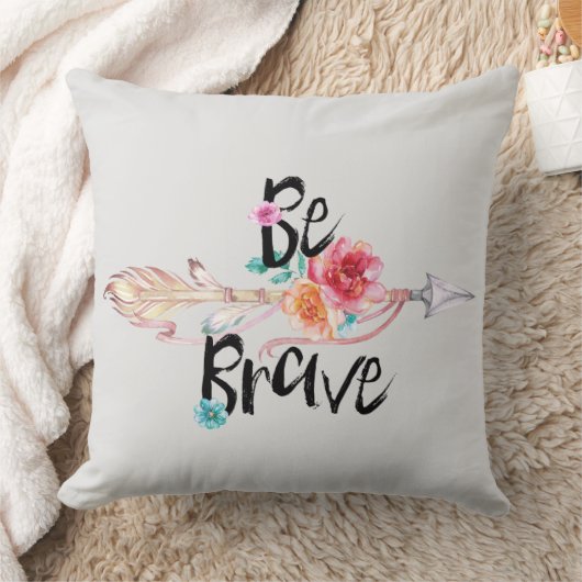 花が付いている勇敢な矢があって下さい クッション (ブランケット)