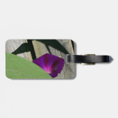 花が付いている機内持込の荷物のラベル ラゲッジタグ (裏面横)