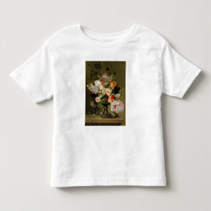 花が付いている静物画 トドラーTシャツ