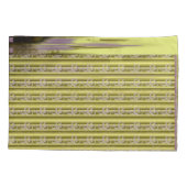 花が入った花瓶のデザイン 枕カバー (裏面)