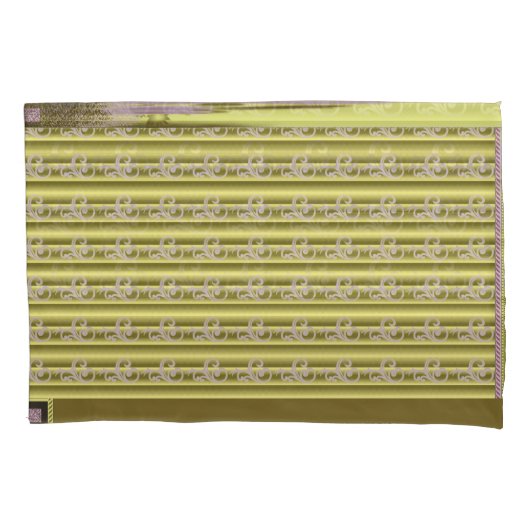 花が入った花瓶のデザイン 枕カバー (正面)