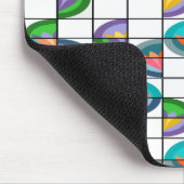 花が割れる マウスパッド (コーナー)