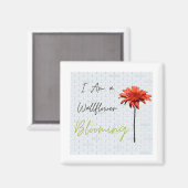 花が咲いている マグネット (正面/裏面)