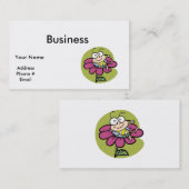 花が咲いて幸せである 名刺 (正面/裏面)