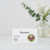 花が咲いて幸せである 名刺 (スタンド正面)