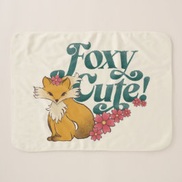 花が咲き乱れるかわいいfoxy シェルパブランケット