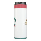 花が咲き乱れるかわいいfoxy タンブラー (裏面)