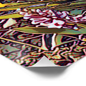 花が咲き誇るフィールド – 光沢のあるポスター ポスター (コーナー)