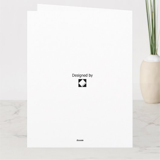 花が咲き誇る カード (裏面)