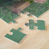 花が咲くかわいいアライグマ ジグソーパズル (側面)