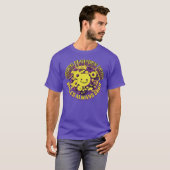 花が咲くところにはいつも笑顔がある 家族 Tシャツ (正面フル)