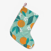 花が咲くオレ葉ンジ。イラストレーション スモールクリスマスストッキング (正面 (吊り時))